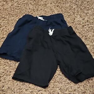 Navy and Black Casual Shorts Set
